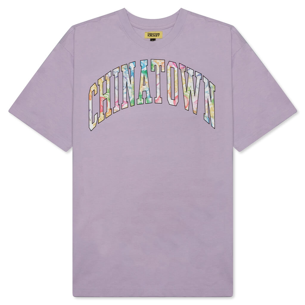 Chinatown Watercolor Arc T-Shirt - Purple