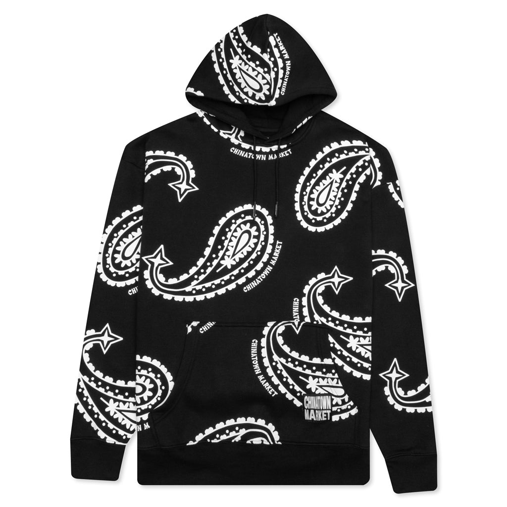 Chinatown x YG Paisley Hoodie - Black