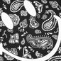 Chinatown x YG Paisley Smiley Tee - Black