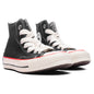 Chuck 70 Hi Sketch - Black/White/Red