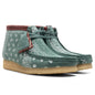 Wallabee Boot - Green Paisley