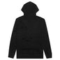 Fleece Hoodie Destroyed Effect - Faded Black