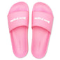 Classic Logo Pool Slider - Fuchsia Fluorescent