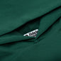College Puffy Relaxed Fit Pullover Hoodie - Green