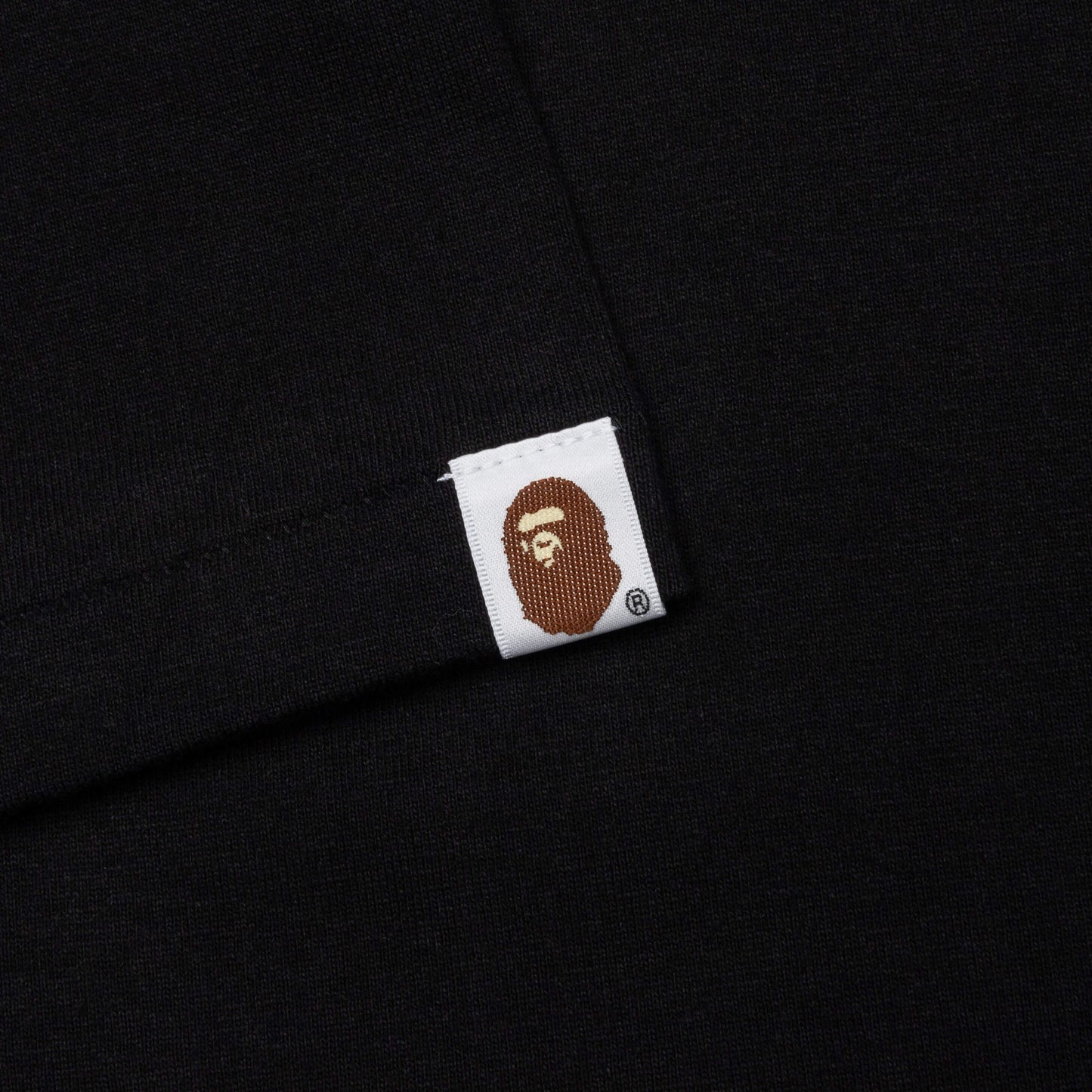 Color Camo Milo on Big Ape Tee - Black/Purple