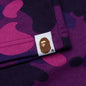 Color Camo Shark Sweat Shorts - Purple