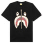 Color Camo Shark Tee - Black/Red