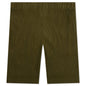 Color Pleats Shorts - Olive Khaki