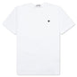 Comme Des Garcons PLAY Little Black Heart T-Shirt - White