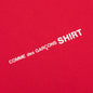 Comme Des Garcons SHIRT L/S Chest Logo Tee - Red