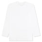 Comme Des Garcons SHIRT L/S Chest Logo Tee - White