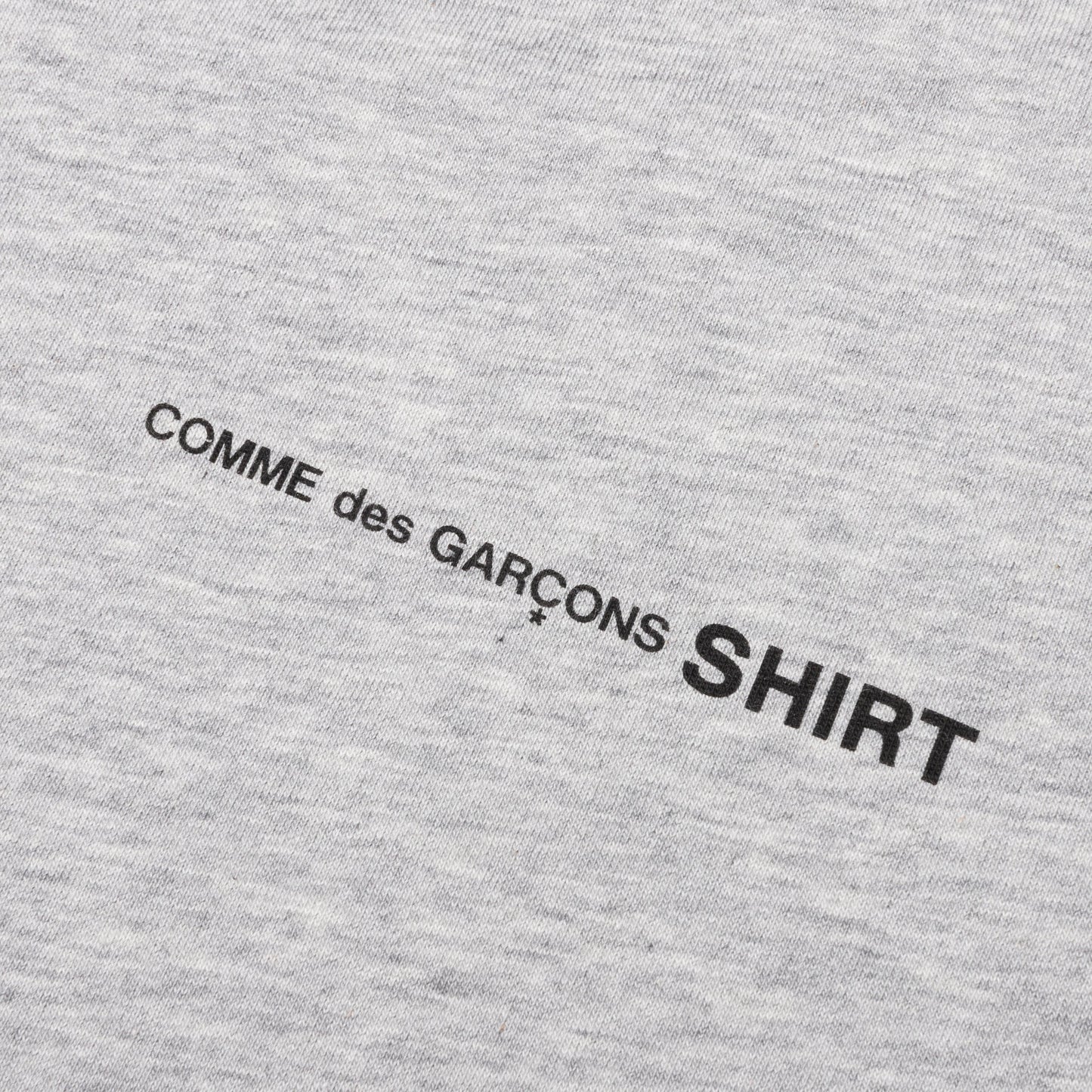 Comme Des Garcons SHIRT L/S Logo Tee - Grey