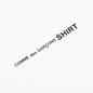 Comme Des Garcons SHIRT L/S Logo Tee - White