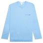 Comme Des Garcons SHIRT Logo L/S Tee - Blue
