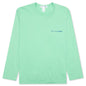 Comme Des Garcons SHIRT Logo L/S Tee - Green