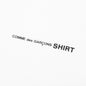 Comme Des Garcons SHIRT Logo L/S Tee - White