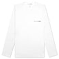Comme Des Garcons SHIRT Logo L/S Tee - White