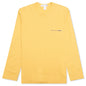 Comme Des Garcons SHIRT Logo L/S Tee - Yellow