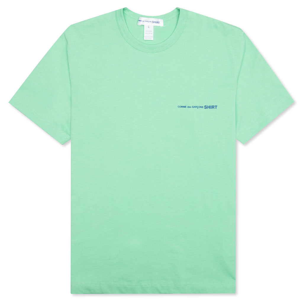 Comme Des Garcons SHIRT Logo S/S Tee - Green