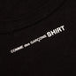 Comme Des Garcons SHIRT Small Back Logo L/S Tee - Black