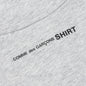 Comme Des Garcons SHIRT Small Back Logo L/S Tee - Grey