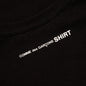 Comme Des Garcons SHIRT Small Back Logo S/S Tee - Black