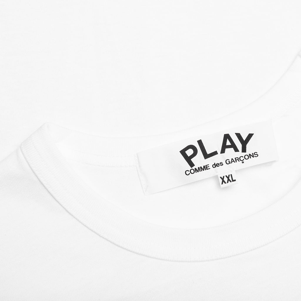 Inverted Text T-Shirt - White