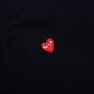 Little Red Heart Cardigan - Navy