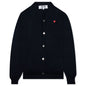 Little Red Heart Cardigan - Navy