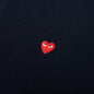 Little Red Heart Polo Shirt - Navy