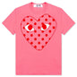 Pastelle Women's Polka Dot Logo T-Shirt - Pink