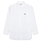Small Black Heart Button Down - White