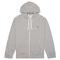Small Red Heart Hoodie - Grey