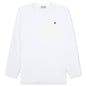 Small Red Heart L/S T-Shirt - White