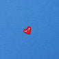 Small Red Heart T-Shirt - Blue