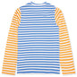 Women's Bi-Color Stripe T-Shirt - Blue/Yellow