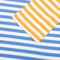 Women's Bi-Color Stripe T-Shirt - Blue/Yellow