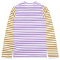 Women's Bi-Color Stripe T-Shirt - Purple/Olive