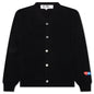 Comme des Garcons PLAY x the Artist Invader Button Cardigan - Black