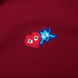 Comme des Garcons PLAY x the Artist Invader Women's Full-Zip Hoodie - Burgundy