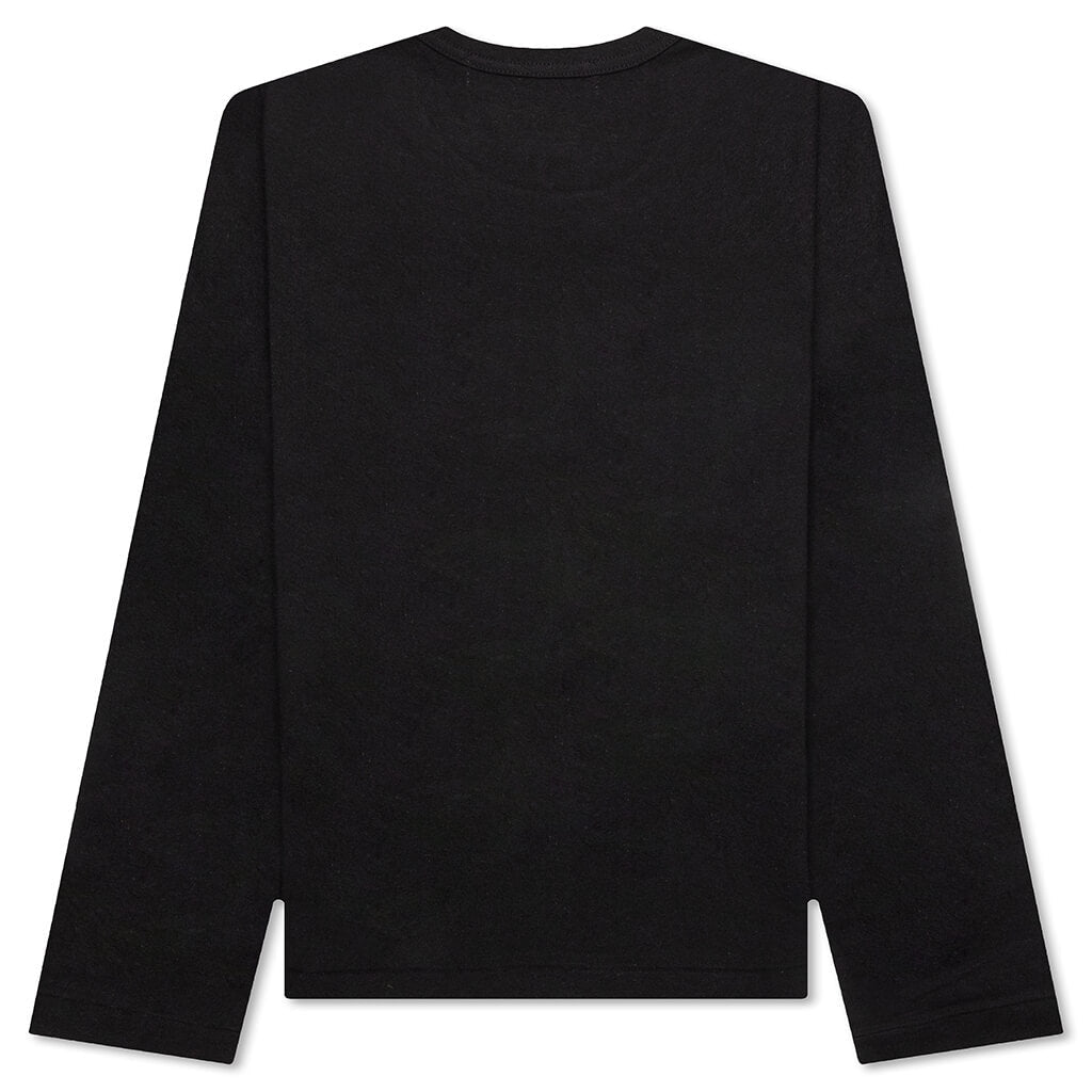 Comme des Garcons PLAY x the Artist Invader Women's L/S Tee - Black