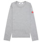 Comme des Garcons PLAY x the Artist Invader Women's L/S Tee - Grey