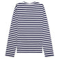 Comme des Garcons PLAY x the Artist Invader Women's Striped L/S Tee - Blue/White
