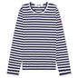 Comme des Garcons PLAY x the Artist Invader Women's Striped L/S Tee - Blue/White