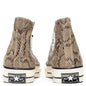Chuck '70 Hi Archive Reptile Suede - Brown/Egret