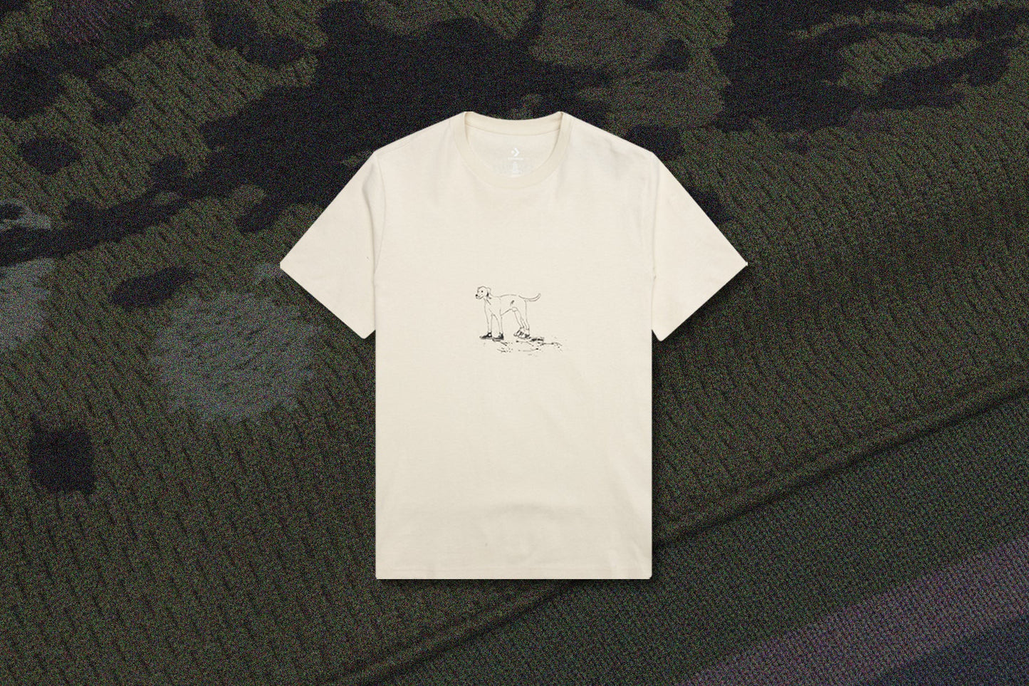 Converse x Bandulu Dog Tee - White/Asparagus