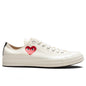 Converse x Comme Des Garcons PLAY All Star Chuck '70 Ox Small Red Heart - White
