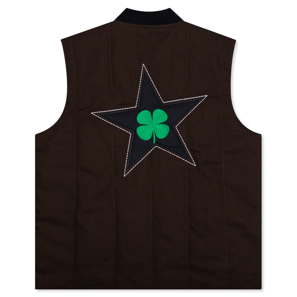 Converse x Patta Four-Leaf Clover Utility Reversible Padded Vest - Java