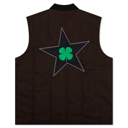 Converse x Patta Four-Leaf Clover Utility Reversible Padded Vest - Java