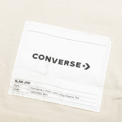 Converse x Slam Jam L/S Tee - Bone